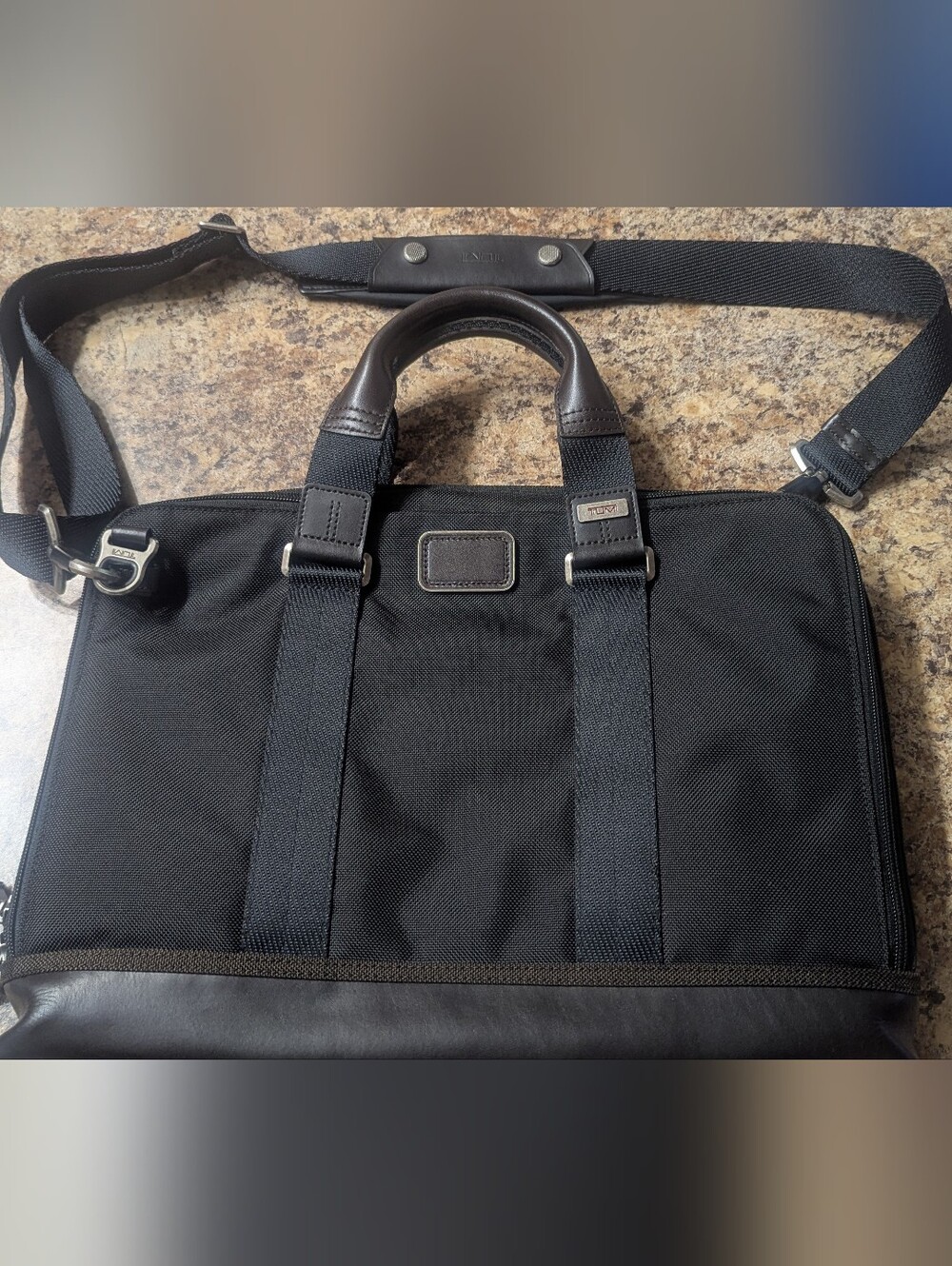 Tumi Black Laptop Briefcase